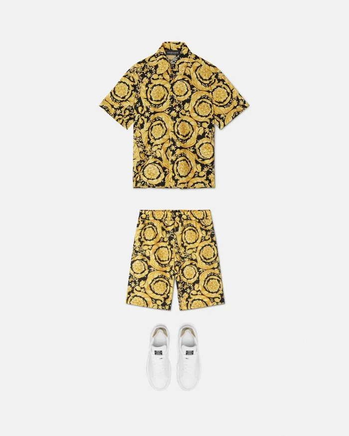 Versace Clothing Barocco Kids Shirt Blackprint 8211 Children Versace Clothing Barocco Kids Shirt Blackprint 8211 Children