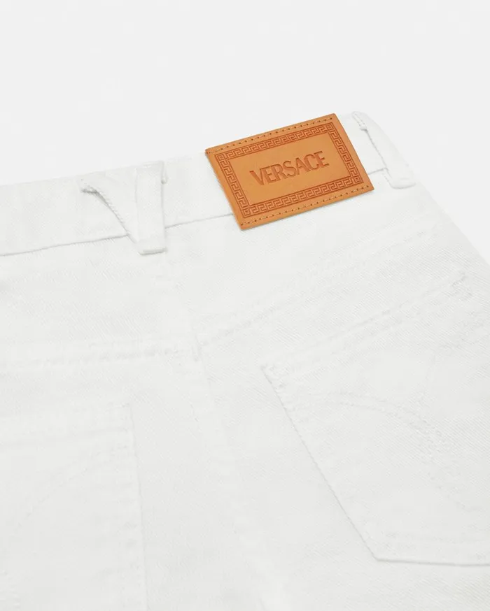 Versace Clothing Denim Kids Bermuda Shorts White 8211 Children Versace Clothing Denim Kids Bermuda Shorts White 8211 Children