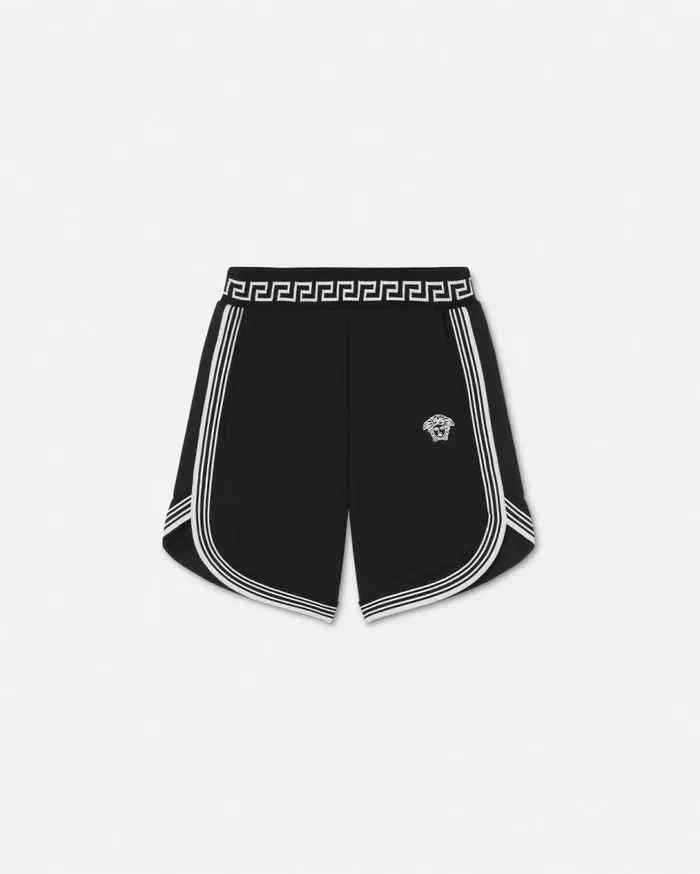 Versace Clothing Greca Kids Sweat Shorts Black 8211 Children