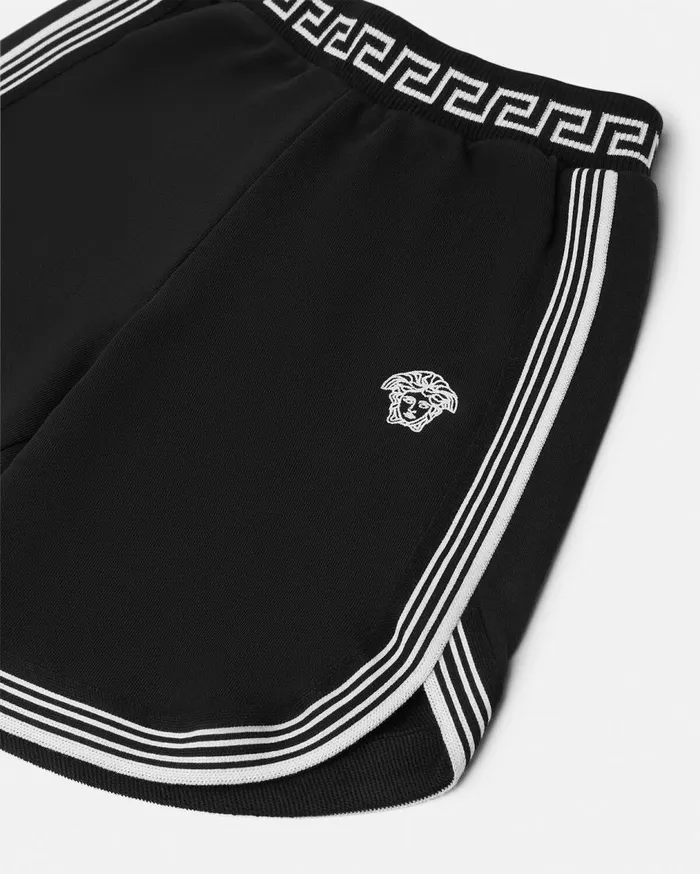 Versace Clothing Greca Kids Sweat Shorts Black 8211 Children