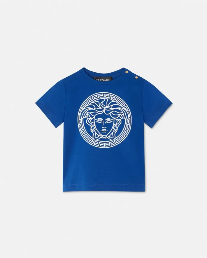 Versace Clothing Medusa Baby TShirt Blue 8211 Children
