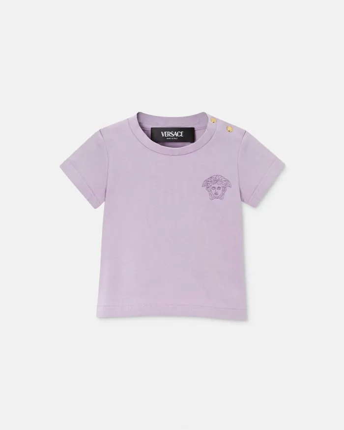 Versace Clothing Medusa Baby TShirt Lilac 8211 Children