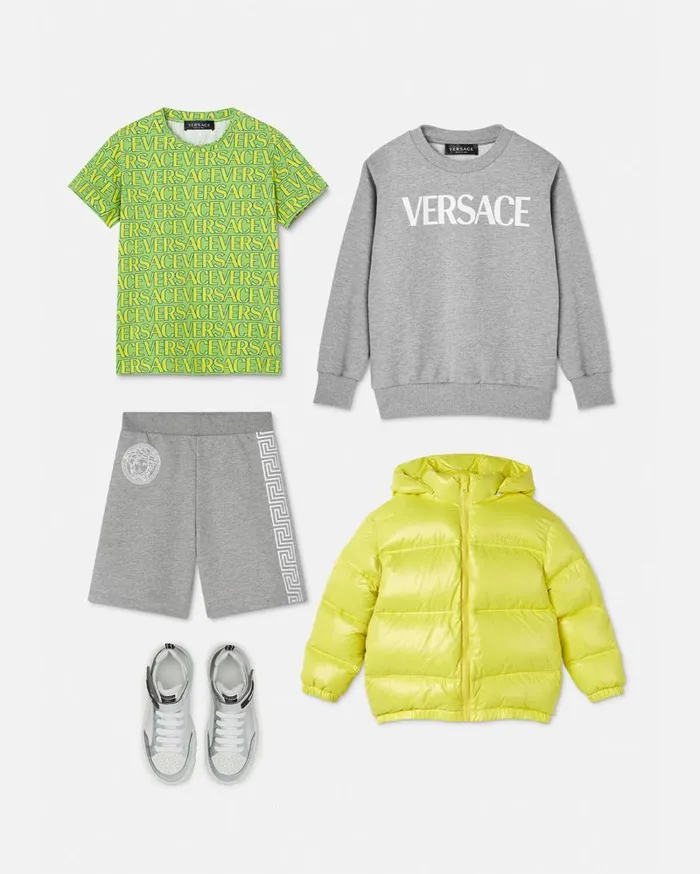 Versace Clothing Versace Logo Kids Sweatshirt Gray 8211 Children Versace Clothing Versace Logo Kids Sweatshirt Gray 8211 Children