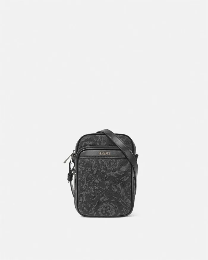 Versace Crossbody and Messengers Barocco Crossbody Bag Blackprint 8211 Men