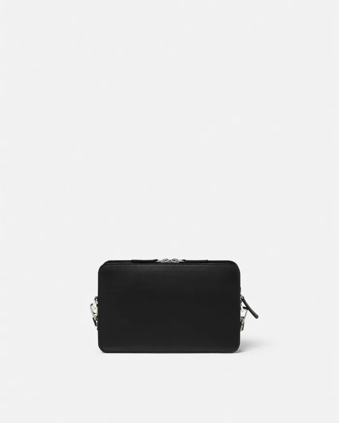 Versace Crossbody and Messengers Medusa Biggie Small Messenger Bag Blacksilver 8211 Men Versace Crossbody and Messengers Medusa Biggie Small Messenger Bag Blacksilver 8211 Men