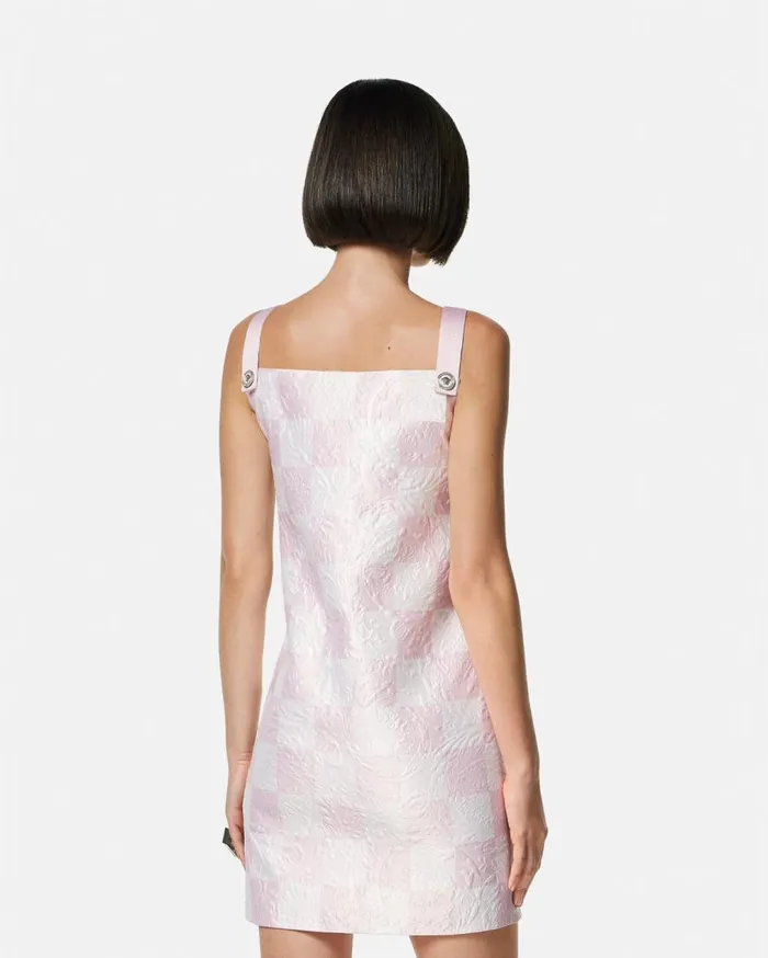 Versace Dresses Barocco Contrasto Duchesse Mini Dress Light Pink 8211 Women Versace Dresses Barocco Contrasto Duchesse Mini Dress Light Pink 8211 Women