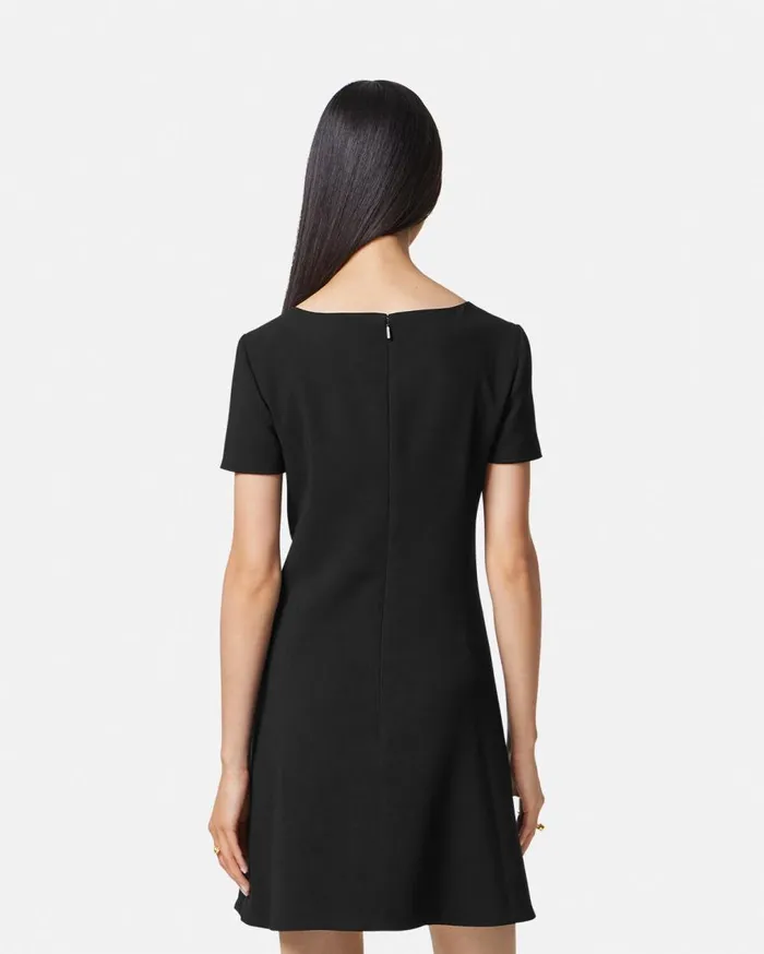 Versace Dresses Medusa 03995 ShortSleeved Mini Dress Black 8211 Women Versace Dresses Medusa 03995 ShortSleeved Mini Dress Black 8211 Women