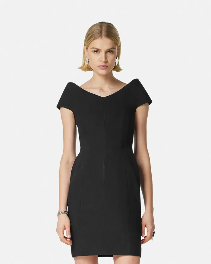 Versace Dresses Sculptural Mini Dress Black 8211 Women Versace Dresses Sculptural Mini Dress Black 8211 Women
