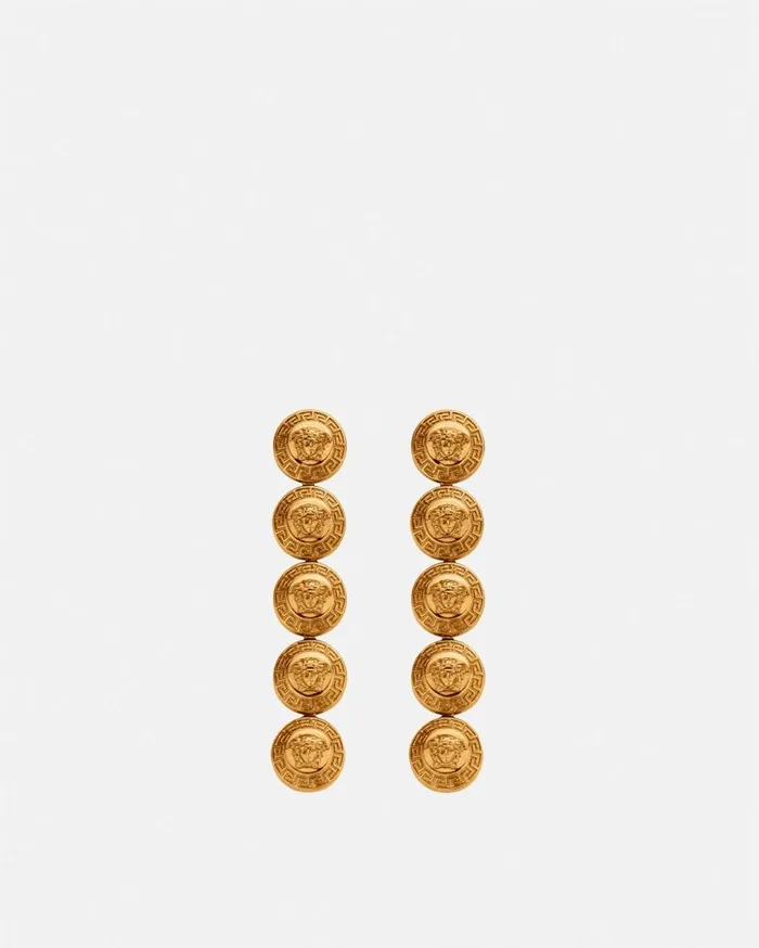 Versace Earrings Tribute Medusa Drop Earrings Gold 8211 Women