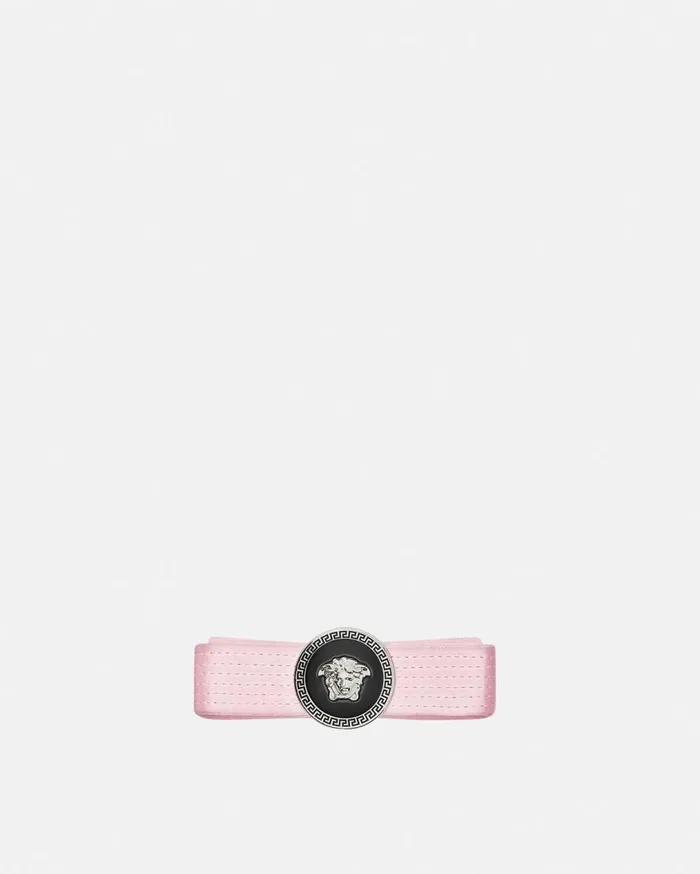 Versace Hair Accessories Gianni Ribbon Hair Clip Light Pink 8211 Women