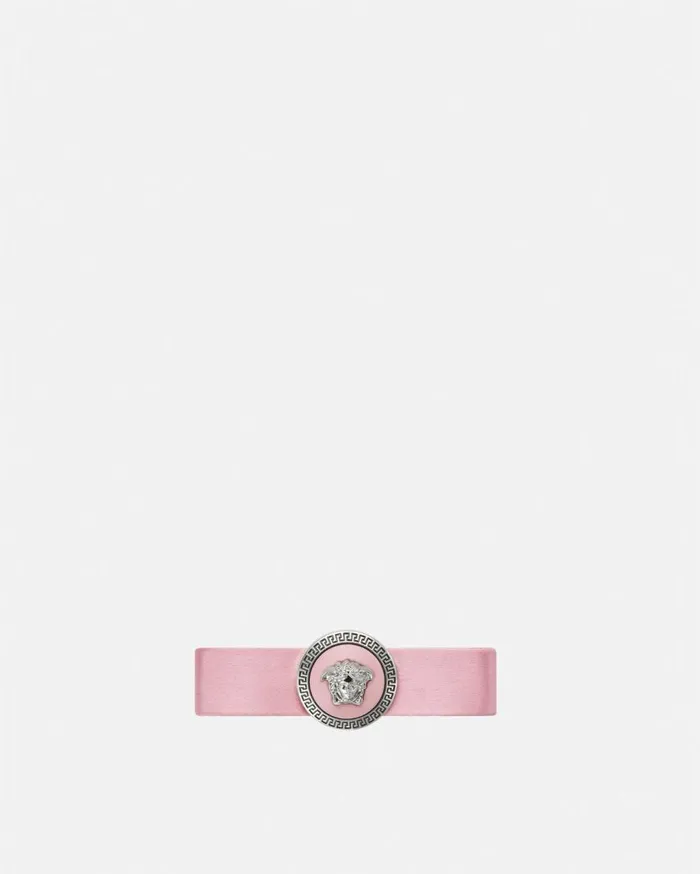 Versace Hair Accessories Right Gianni Ribbon Hair Pin Pink 8211 Women