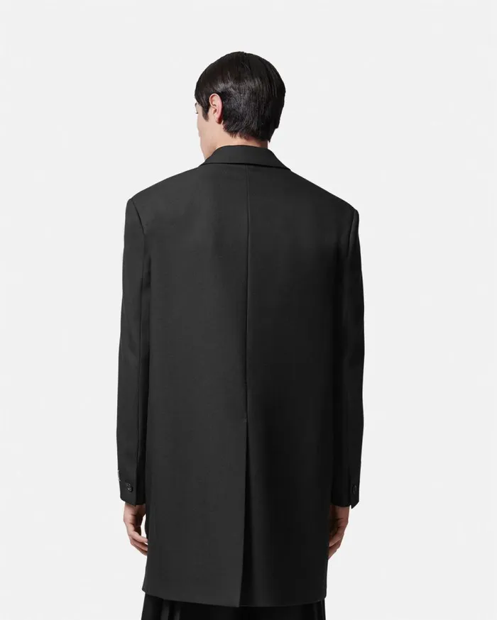 Versace Jackets and Coats Tailored SingleBreasted Coat Black 8211 Men Versace Jackets and Coats Tailored SingleBreasted Coat Black 8211 Men