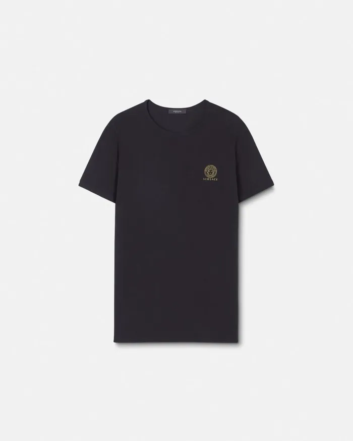 Versace Loungewear and Pajamas Medusa Undershirt Black 8211 Men