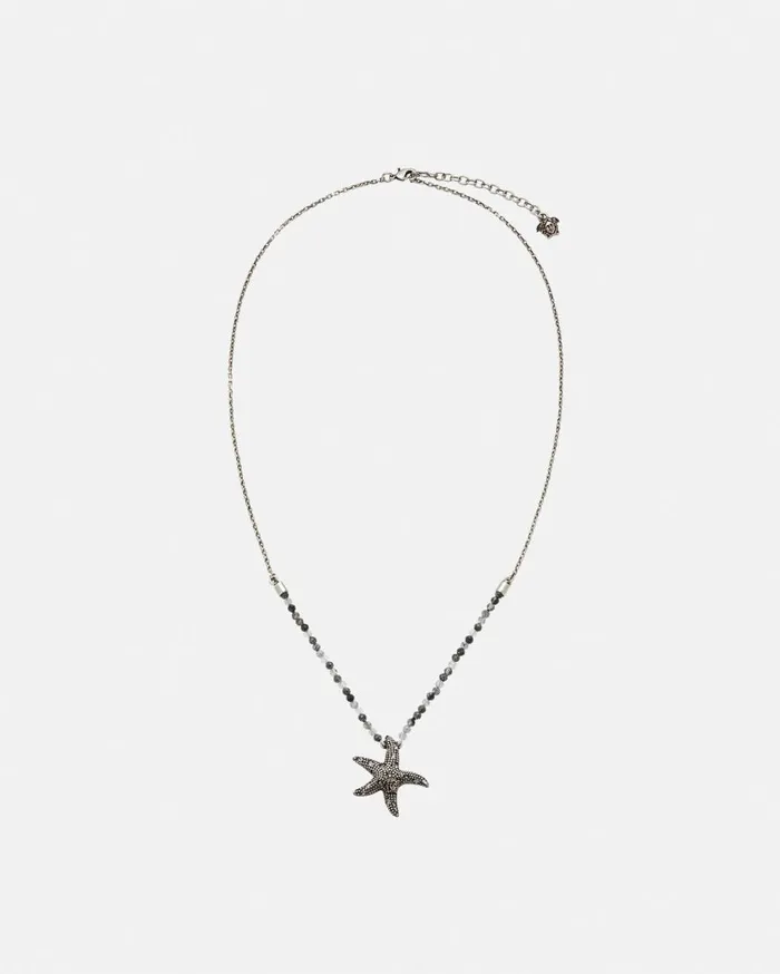 Versace Necklaces Barocco Sea Necklace Silver 8211 WomenMen