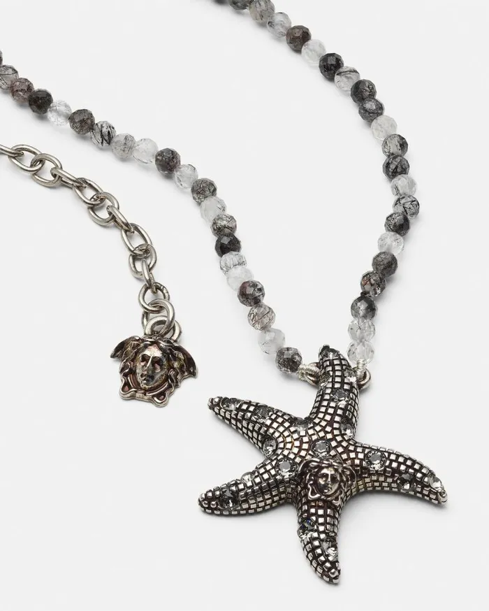 Versace Necklaces Barocco Sea Necklace Silver 8211 WomenMen Versace Necklaces Barocco Sea Necklace Silver 8211 WomenMen