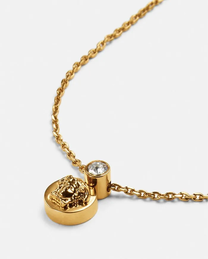 Versace Necklaces Crystal Medusa Necklace Gold 8211 WomenMen Versace Necklaces Crystal Medusa Necklace Gold 8211 WomenMen