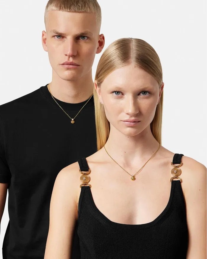 Versace Necklaces Crystal Medusa Necklace Gold 8211 WomenMen Versace Necklaces Crystal Medusa Necklace Gold 8211 WomenMen