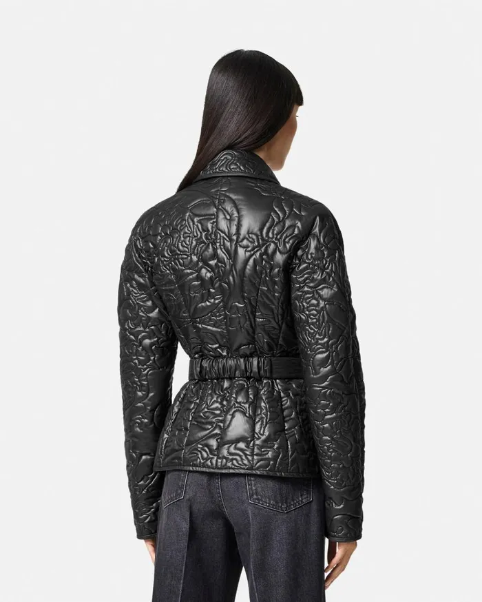 Versace Outerwear and Coats Barocco Quilted Puffer Blouson Jacket Black 8211 Women Versace Outerwear and Coats Barocco Quilted Puffer Blouson Jacket Black 8211 Women