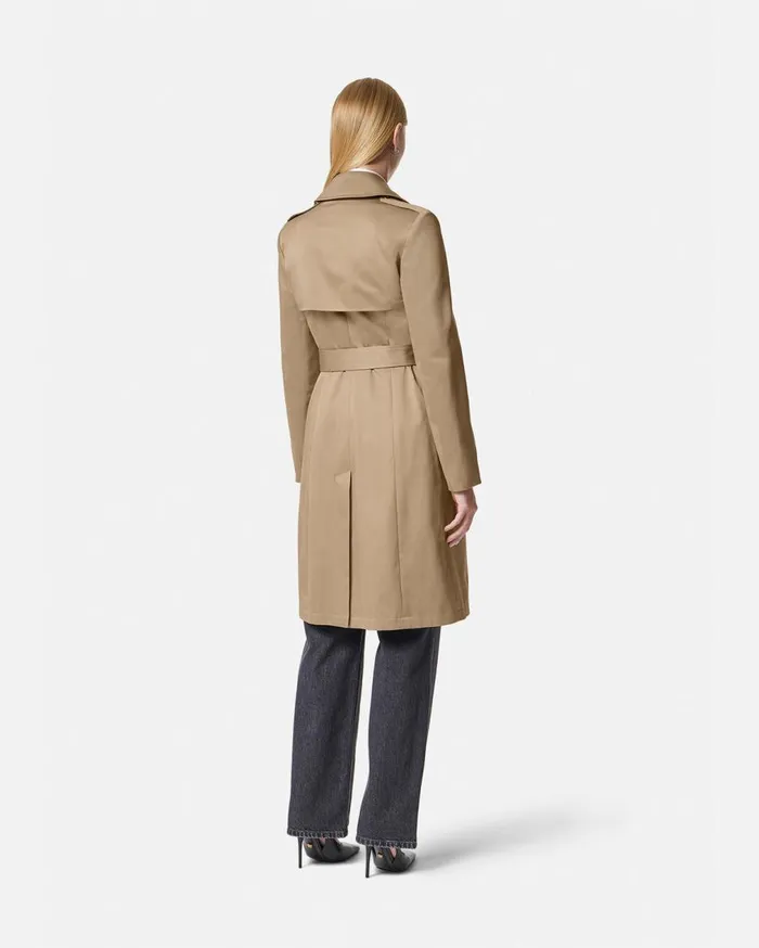 Versace Outerwear and Coats Gabardine Trench Coat Beige 8211 Women Versace Outerwear and Coats Gabardine Trench Coat Beige 8211 Women