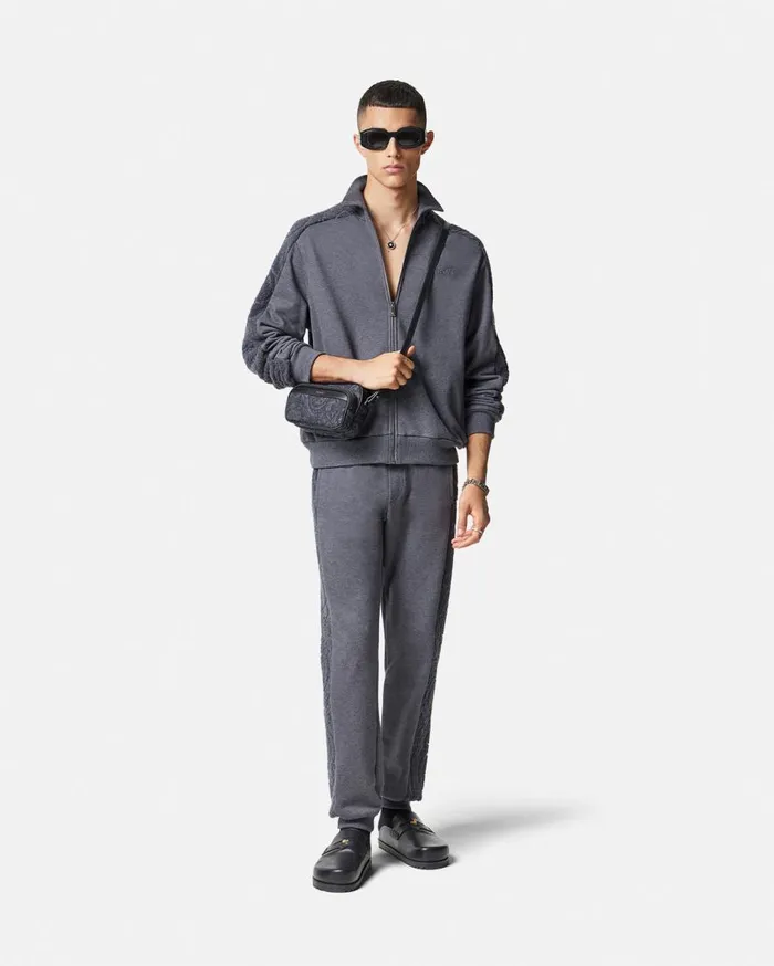 Versace Pants and Shorts Barocco Sweatpants Gray 8211 Men Versace Pants and Shorts Barocco Sweatpants Gray 8211 Men