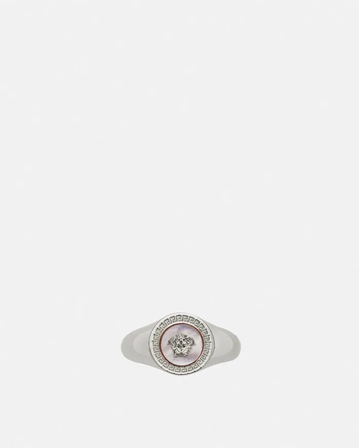 Versace Rings Icon Ring Silver 8211 WomenMen