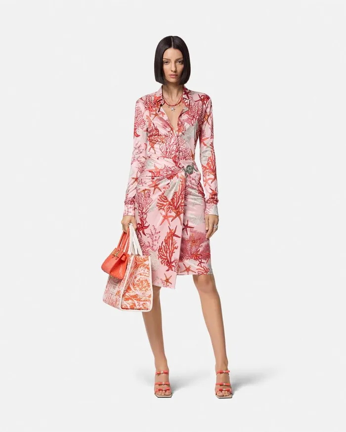 Versace Shirts and Tops Barocco Sea Fitted Shirt Pinkprint 8211 Women Versace Shirts and Tops Barocco Sea Fitted Shirt Pinkprint 8211 Women