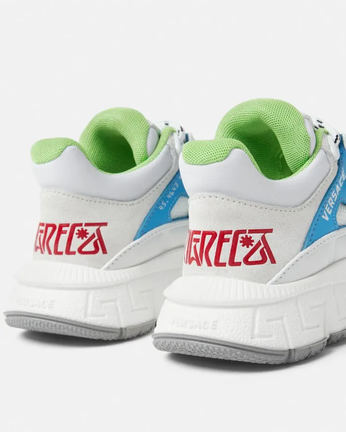 Versace Shoes Trigreca Kids Sneakers Whiteblue 8211 Children Versace Shoes Trigreca Kids Sneakers Whiteblue 8211 Children
