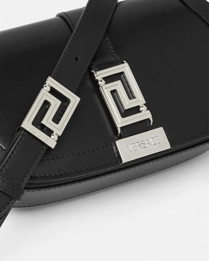 Versace Shoulder and Crossbody Greca Goddess Mini Shoulder Bag Blacksilver 8211 Women Versace Shoulder and Crossbody Greca Goddess Mini Shoulder Bag Blacksilver 8211 Women