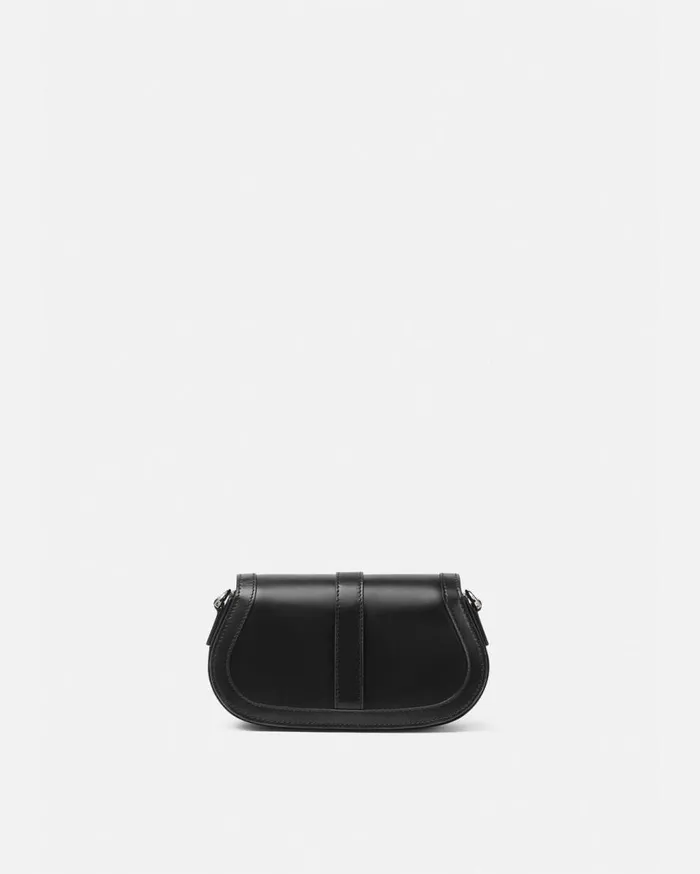 Versace Shoulder and Crossbody Greca Goddess Mini Shoulder Bag Blacksilver 8211 Women Versace Shoulder and Crossbody Greca Goddess Mini Shoulder Bag Blacksilver 8211 Women