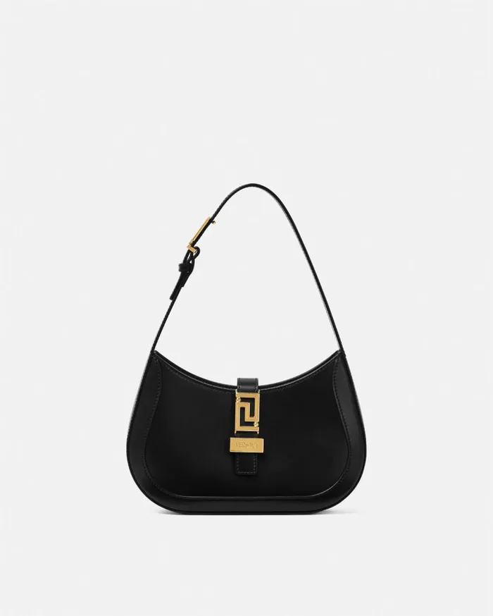 Versace Shoulder and Crossbody Greca Goddess Small Hobo Bag Blackgold 8211 Women