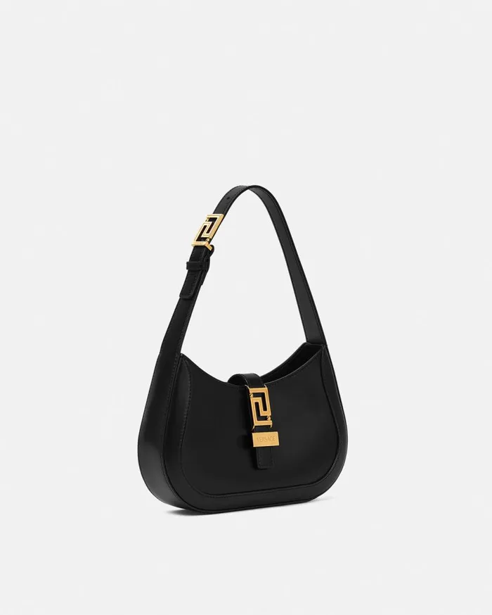 Versace Shoulder and Crossbody Greca Goddess Small Hobo Bag Blackgold 8211 Women Versace Shoulder and Crossbody Greca Goddess Small Hobo Bag Blackgold 8211 Women