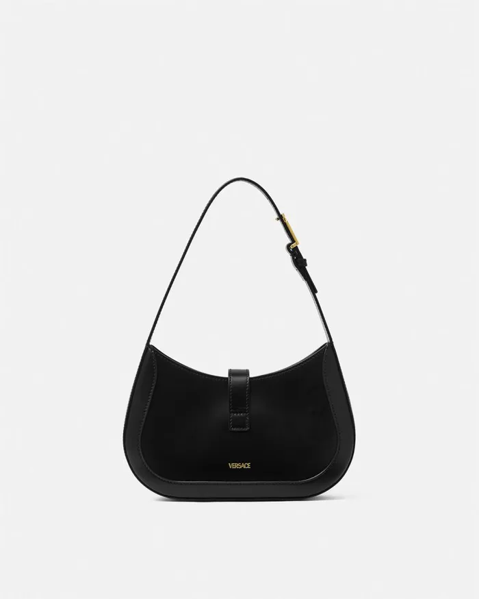 Versace Shoulder and Crossbody Greca Goddess Small Hobo Bag Blackgold 8211 Women Versace Shoulder and Crossbody Greca Goddess Small Hobo Bag Blackgold 8211 Women