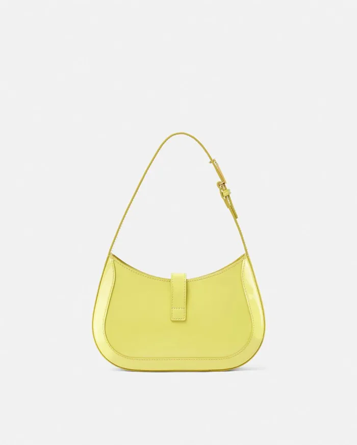 Versace Shoulder and Crossbody Greca Goddess Small Hobo Bag Yellow 8211 Women Versace Shoulder and Crossbody Greca Goddess Small Hobo Bag Yellow 8211 Women
