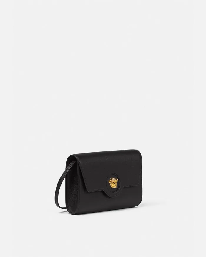 Versace Shoulder and Crossbody La Medusa Crossbody Bag Blackgold 8211 Women Versace Shoulder and Crossbody La Medusa Crossbody Bag Blackgold 8211 Women