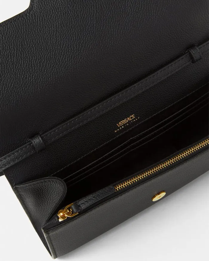 Versace Shoulder and Crossbody La Medusa Crossbody Bag Blackgold 8211 Women Versace Shoulder and Crossbody La Medusa Crossbody Bag Blackgold 8211 Women