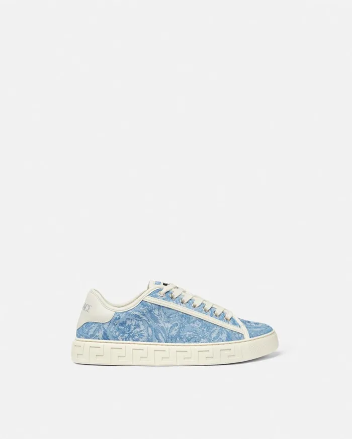 Versace Sneakers Barocco Greca Sneakers Light Blue 8211 Women