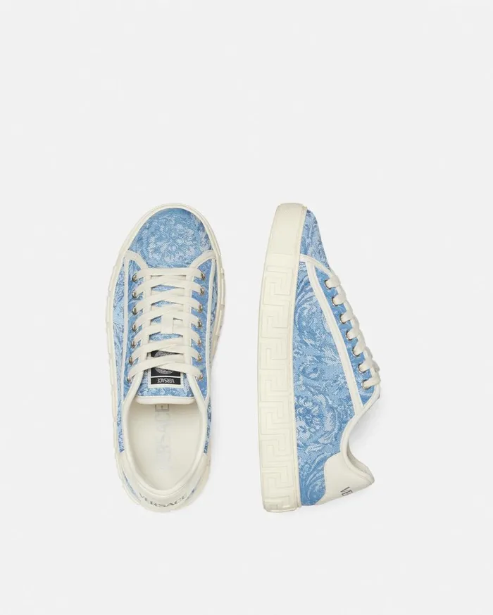 Versace Sneakers Barocco Greca Sneakers Light Blue 8211 Women