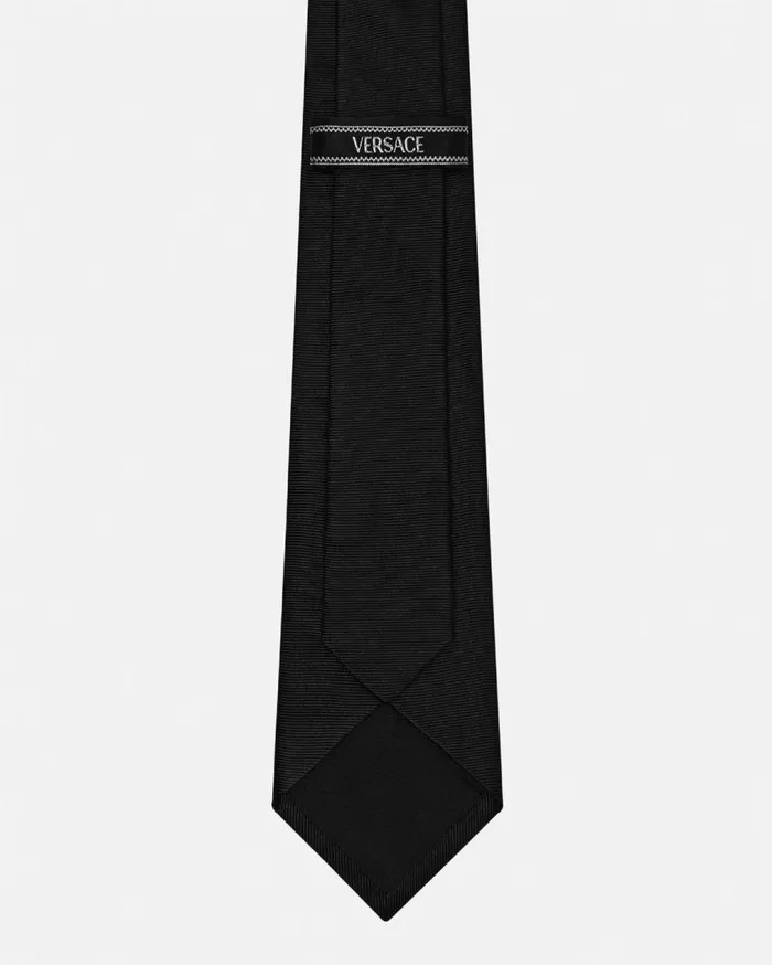 Versace Soft Accessories Medusa Silk Tie Black 8211 Men Versace Soft Accessories Medusa Silk Tie Black 8211 Men