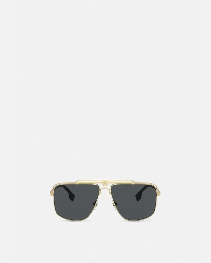 Versace Sunglasses Medusa Focus Sunglasses Gold 8211 Men