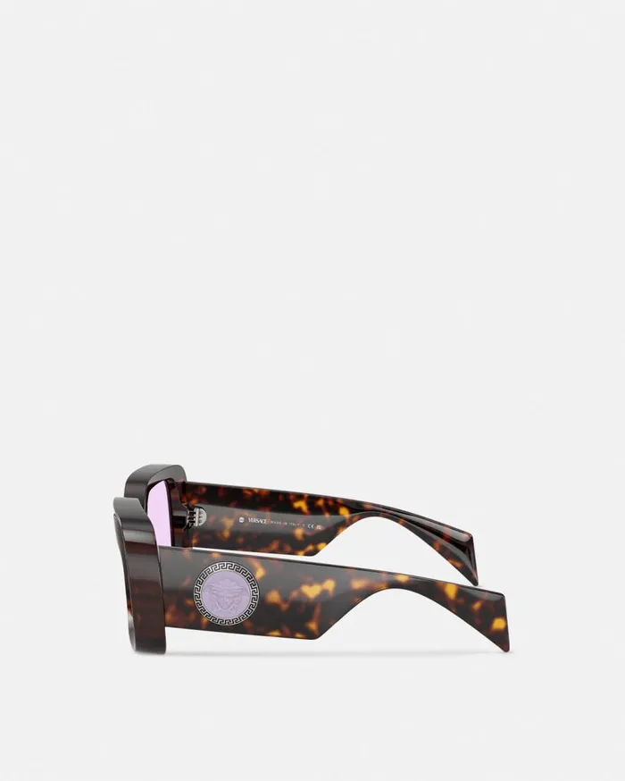 Versace Sunglasses Medusa Medallion Sunglasses Havana 8211 WomenMen Versace Sunglasses Medusa Medallion Sunglasses Havana 8211 WomenMen