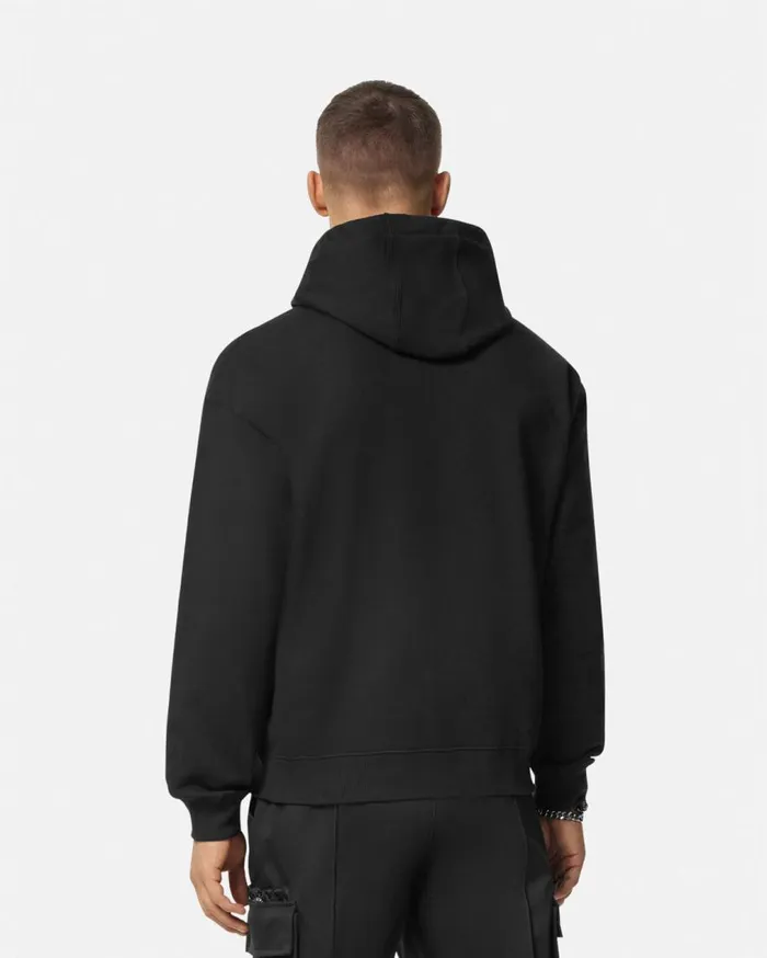 Versace Sweatshirts 90s Vintage Logo Hoodie Black 8211 Men Versace Sweatshirts 90s Vintage Logo Hoodie Black 8211 Men