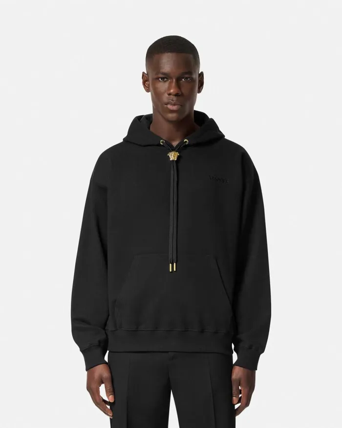 Versace Sweatshirts La Medusa Hoodie Black 8211 Men Versace Sweatshirts La Medusa Hoodie Black 8211 Men