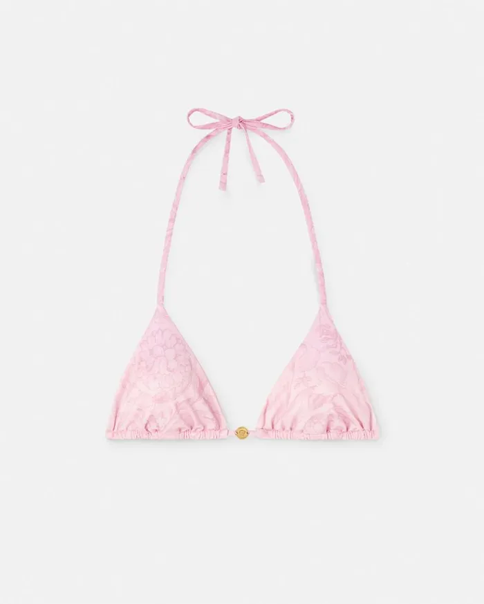 Versace Swimwear Barocco Bikini Top Pinkprint 8211 Women