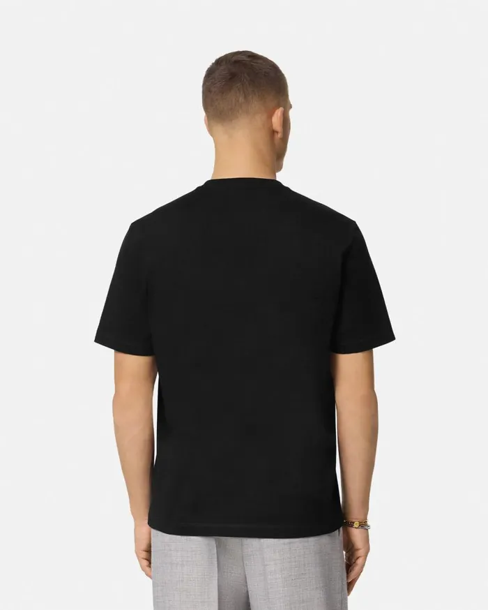 Versace TShirts and Polos Barocco Sea Graphic TShirt Blackprint 8211 Men Versace TShirts and Polos Barocco Sea Graphic TShirt Blackprint 8211 Men