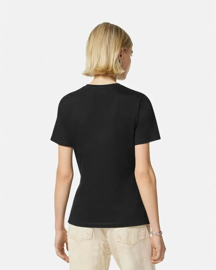 Versace TShirts and Sweatshirts Crystal Medusa TShirt Black 8211 Women Versace TShirts and Sweatshirts Crystal Medusa TShirt Black 8211 Women