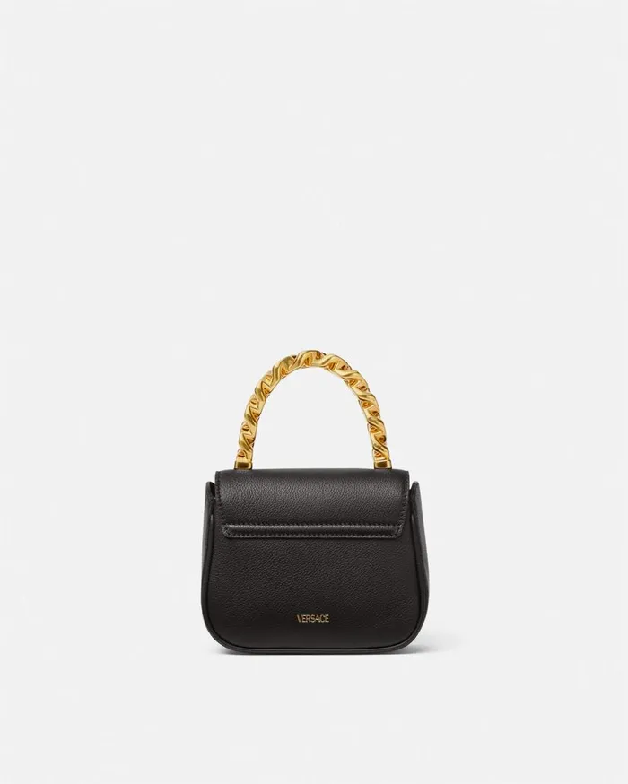 Versace Top Handle La Medusa Mini Bag Blackgold 8211 Women Versace Top Handle La Medusa Mini Bag Blackgold 8211 Women