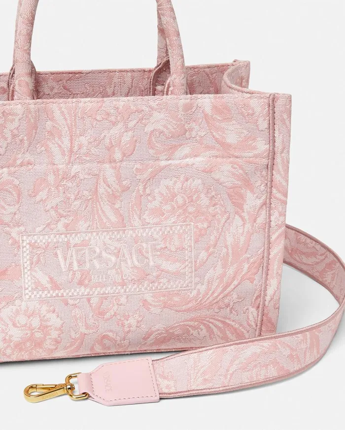 Versace Totes Barocco Athena Small Tote Bag Pinkprint 8211 Women Versace Totes Barocco Athena Small Tote Bag Pinkprint 8211 Women