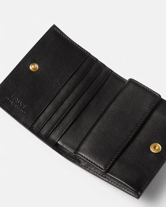 Versace Wallets Greca Goddess Bifold Wallet Blackgold 8211 Women Versace Wallets Greca Goddess Bifold Wallet Blackgold 8211 Women