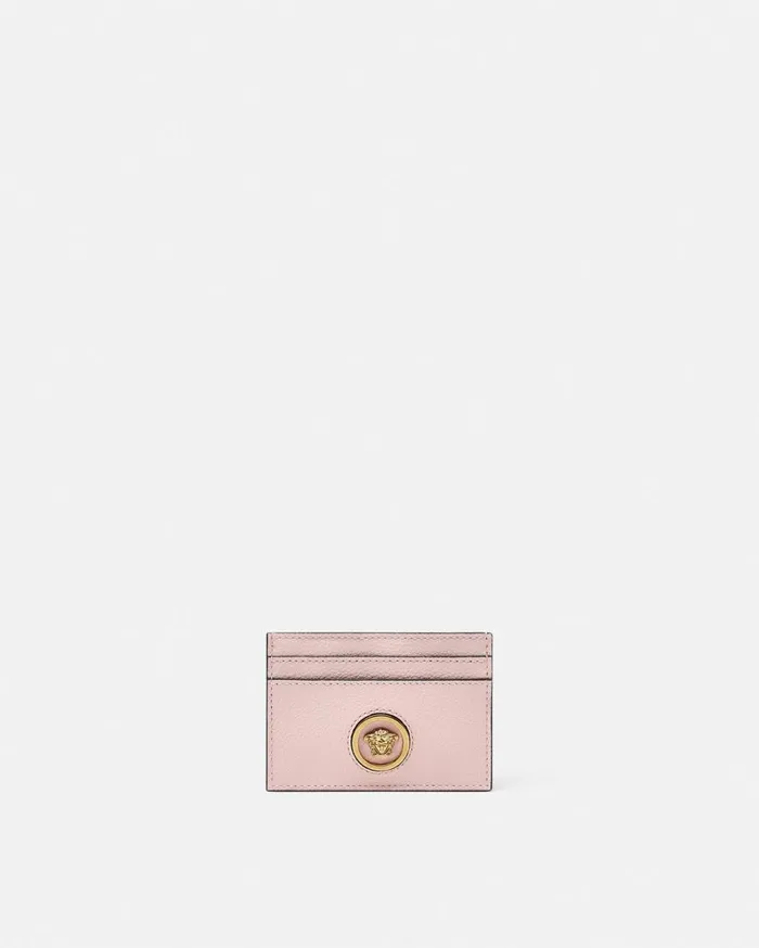 Versace Wallets La Medusa Card Holder Light Pink 8211 Women