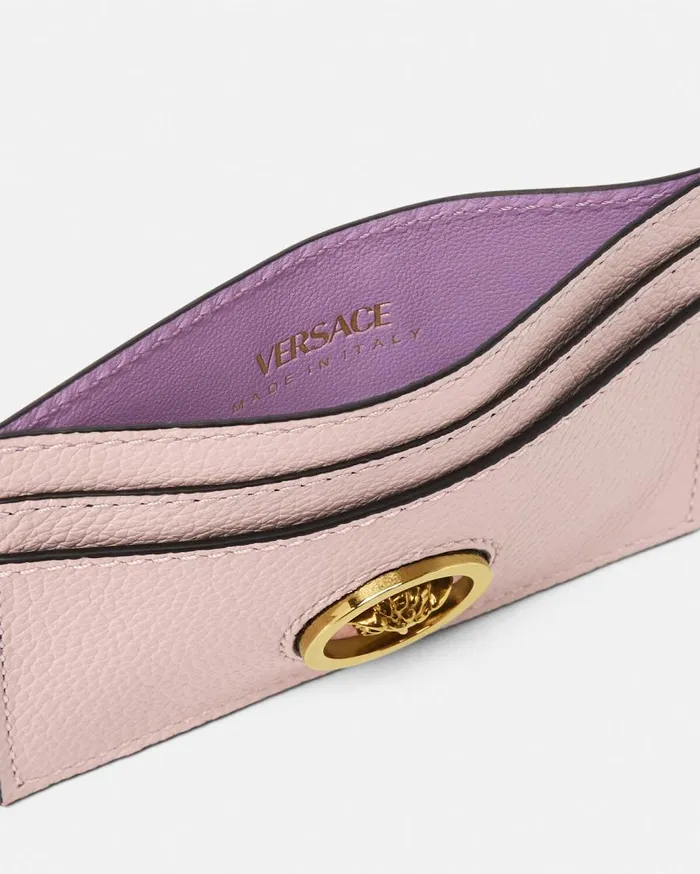 Versace Wallets La Medusa Card Holder Light Pink 8211 Women Versace Wallets La Medusa Card Holder Light Pink 8211 Women